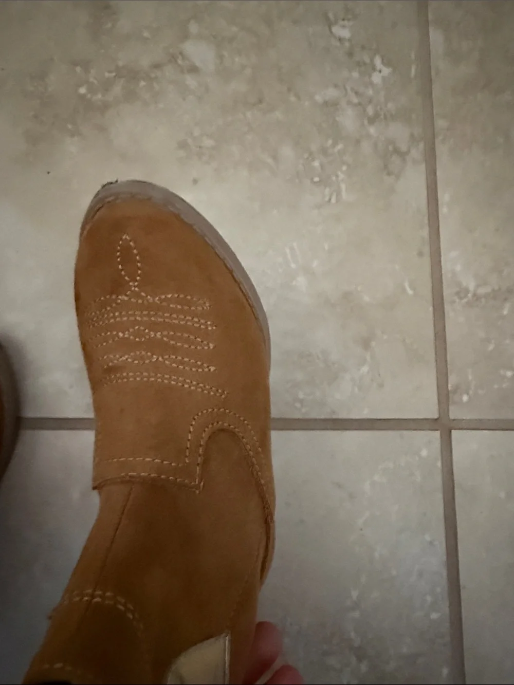 Old Navy Brown Kids Heart Accent Cowboy Boots